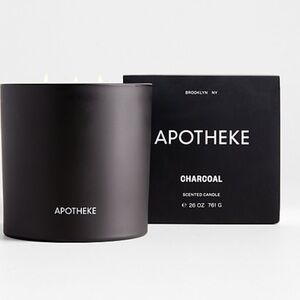APOTHEKE ‘Charcoal’ 3 Wick Scented Candle